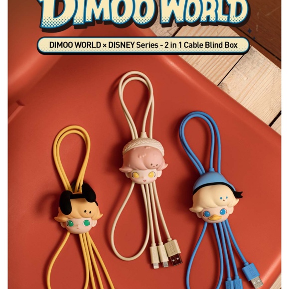 Popmart Dimoo x Disney 2x1 charging cable - Picture 6 of 11